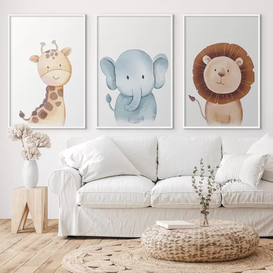 Papier peint Trois amis partagent une journée joyeuse d00294