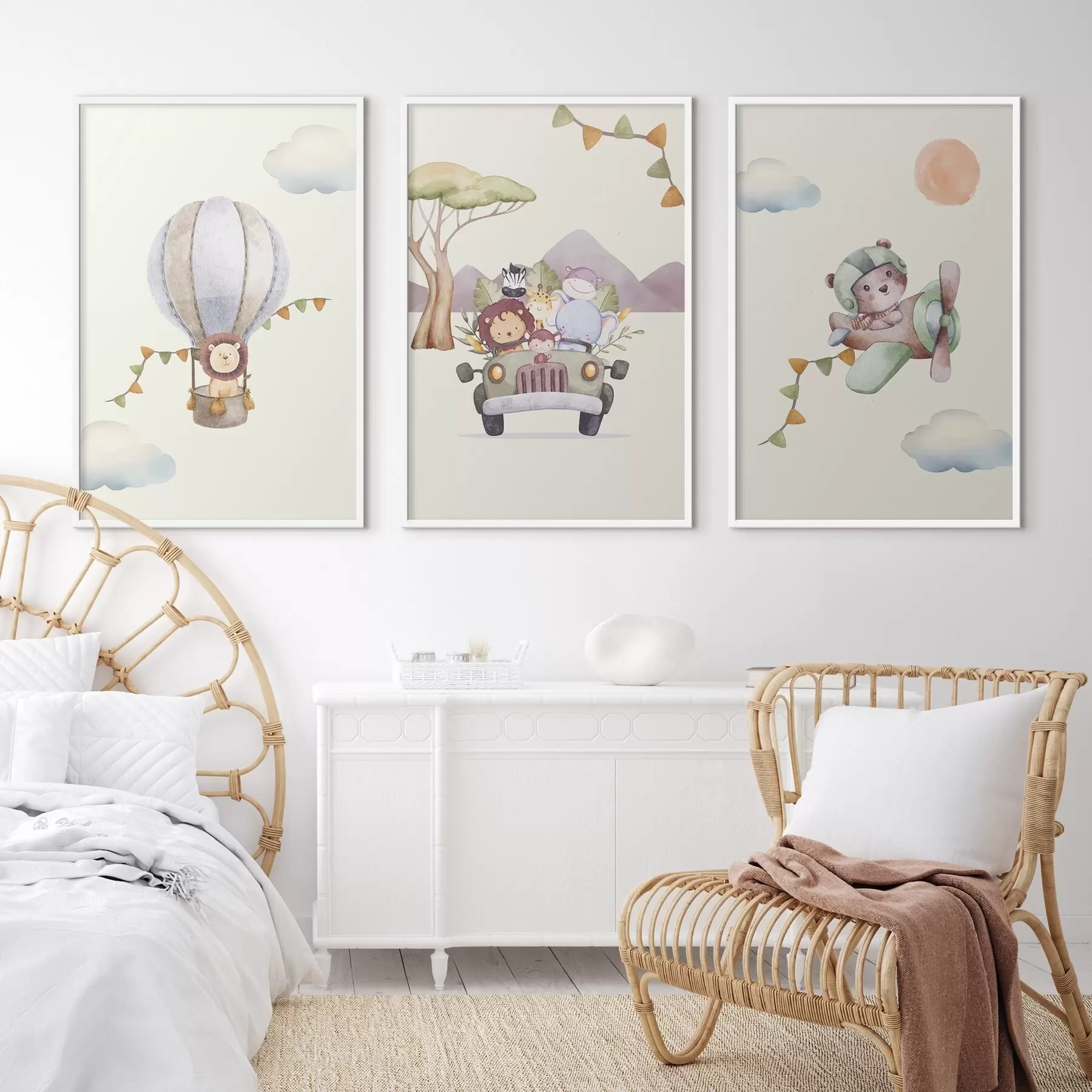 Papier peint Aventures à travers des cieux et des routes de rêve d00295