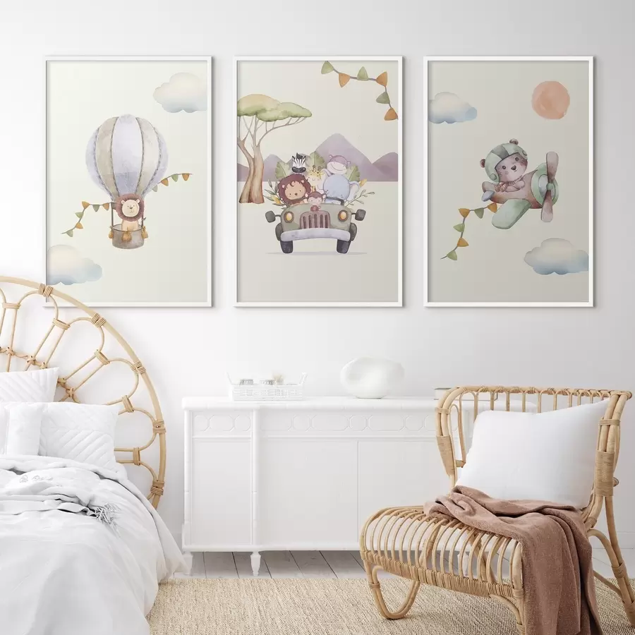 Papier peint Aventures à travers des cieux et des routes de rêve d00295