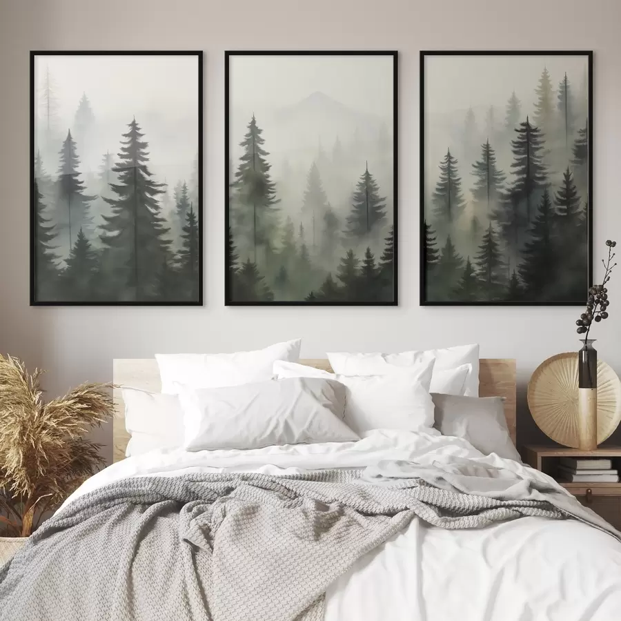 Papier peint Paysage forestier d00431