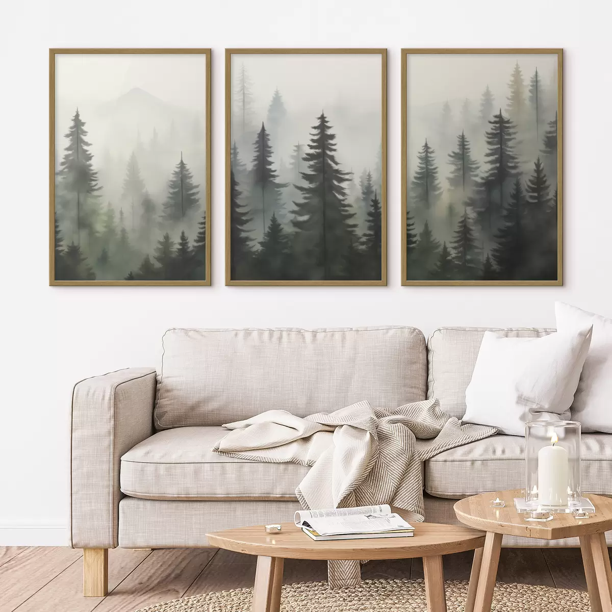 Poster Paysage forestier d00431