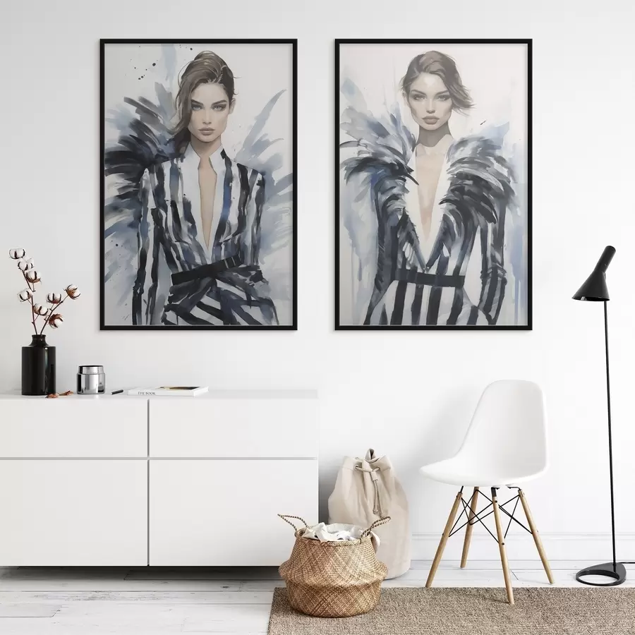 Papier peint Modèles de filles élégantes d00439