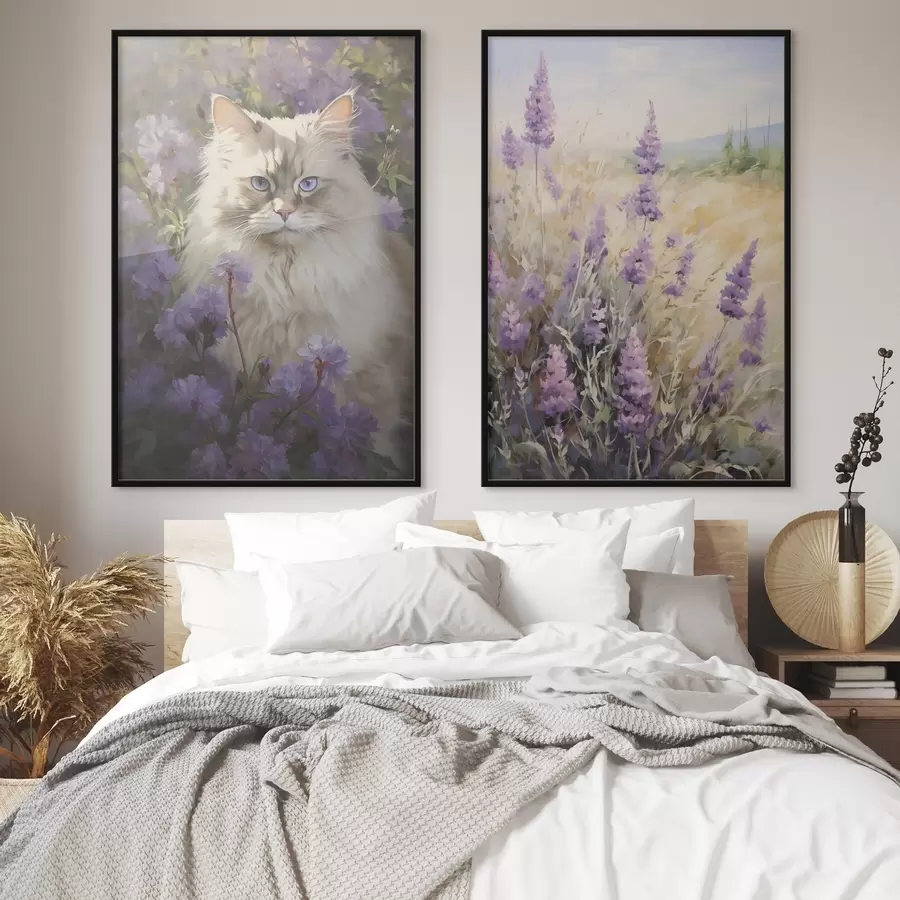 Papier peint Silence floral d00459