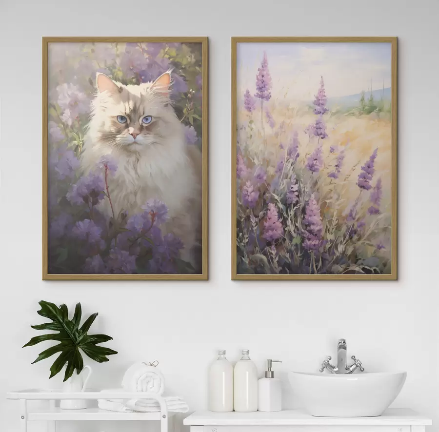 Papier peint Silence floral d00459