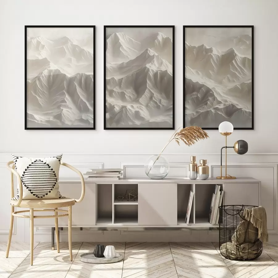 Papier peint Falaises blanches d00471