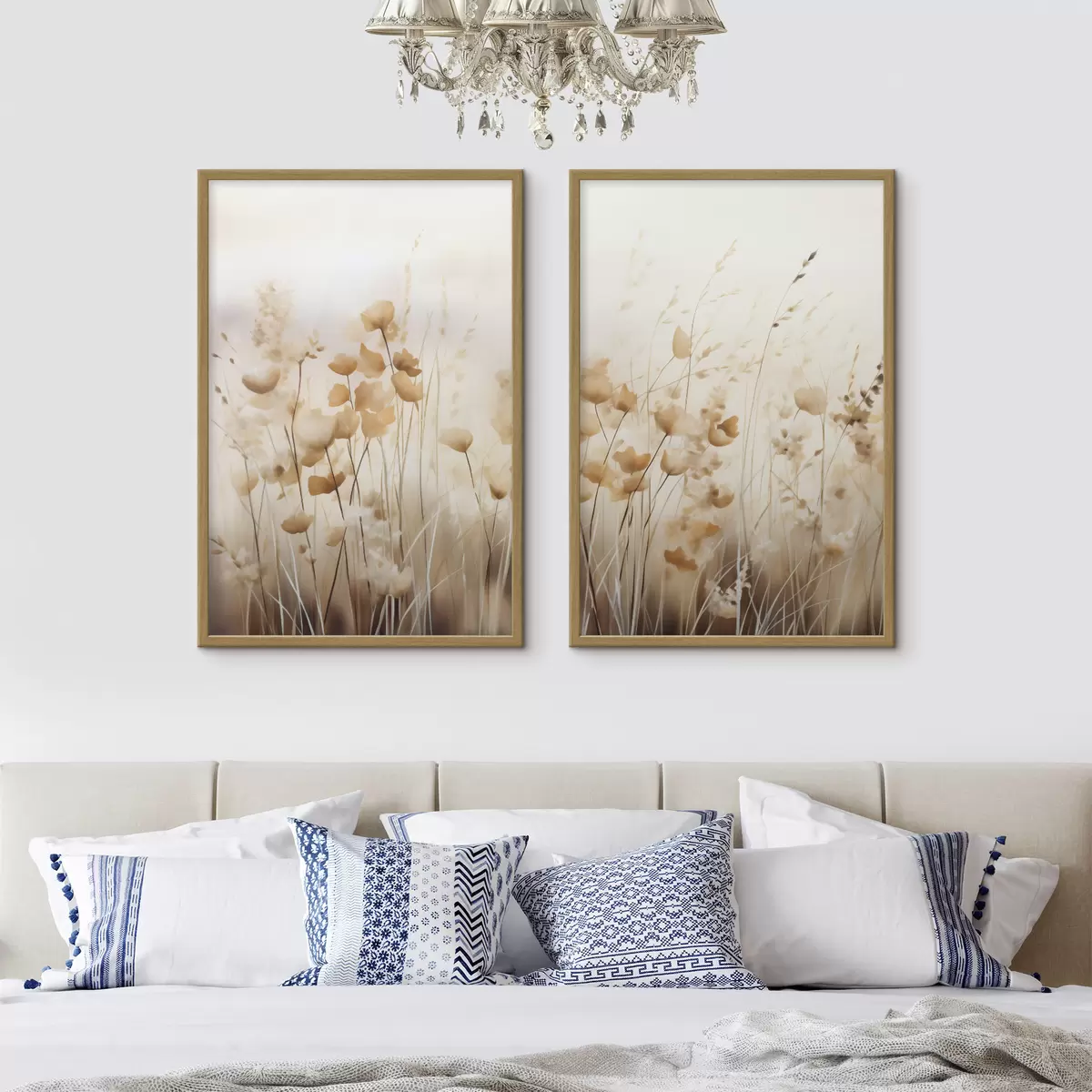 Poster Fleurs sauvages abstraites d00481