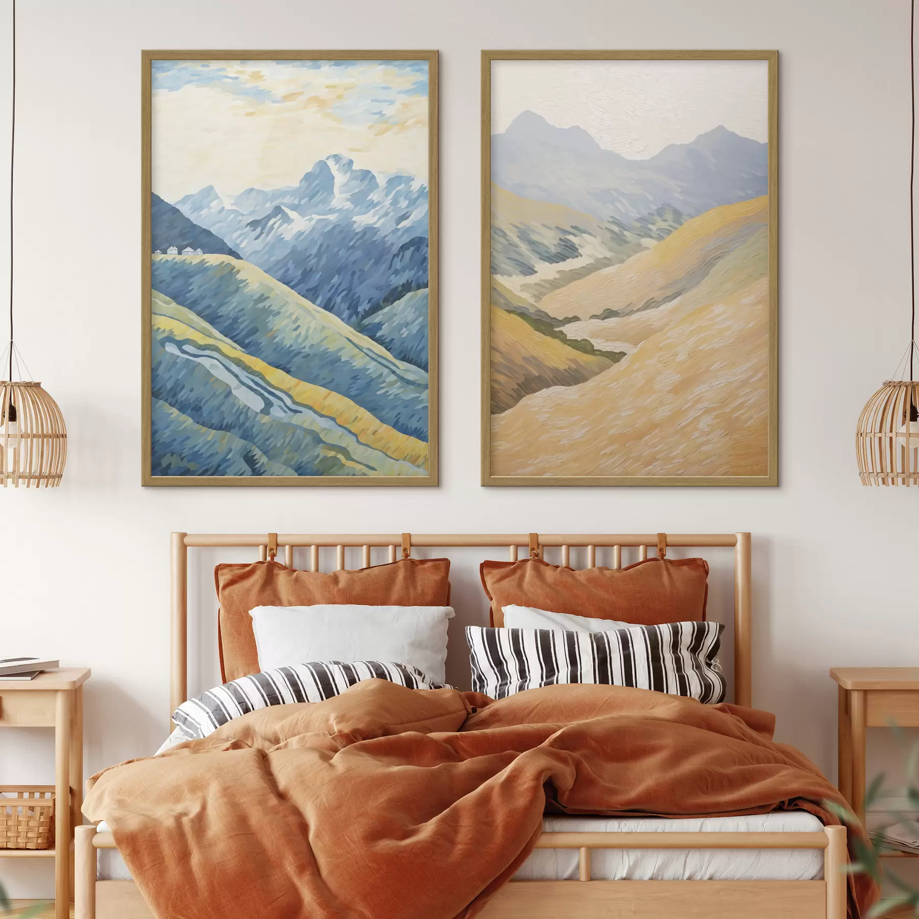Papier peint Paysage de montagne d00486