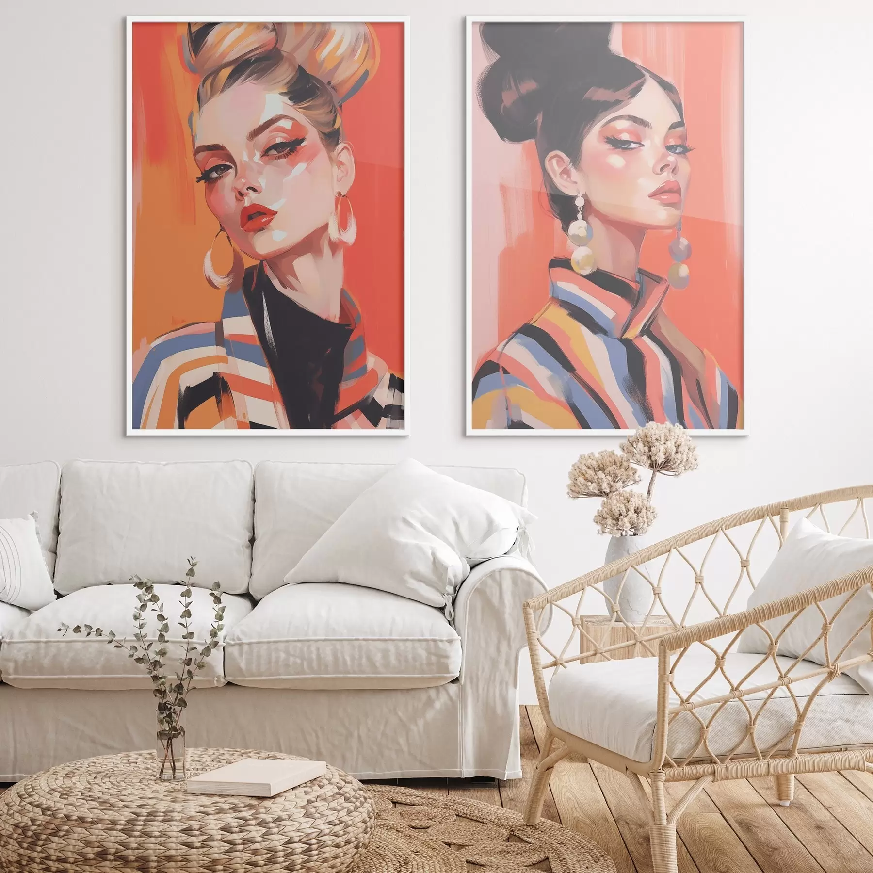 Papier peint Portraits de femmes d00498