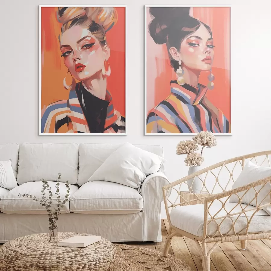 Papier peint Portraits de femmes d00498