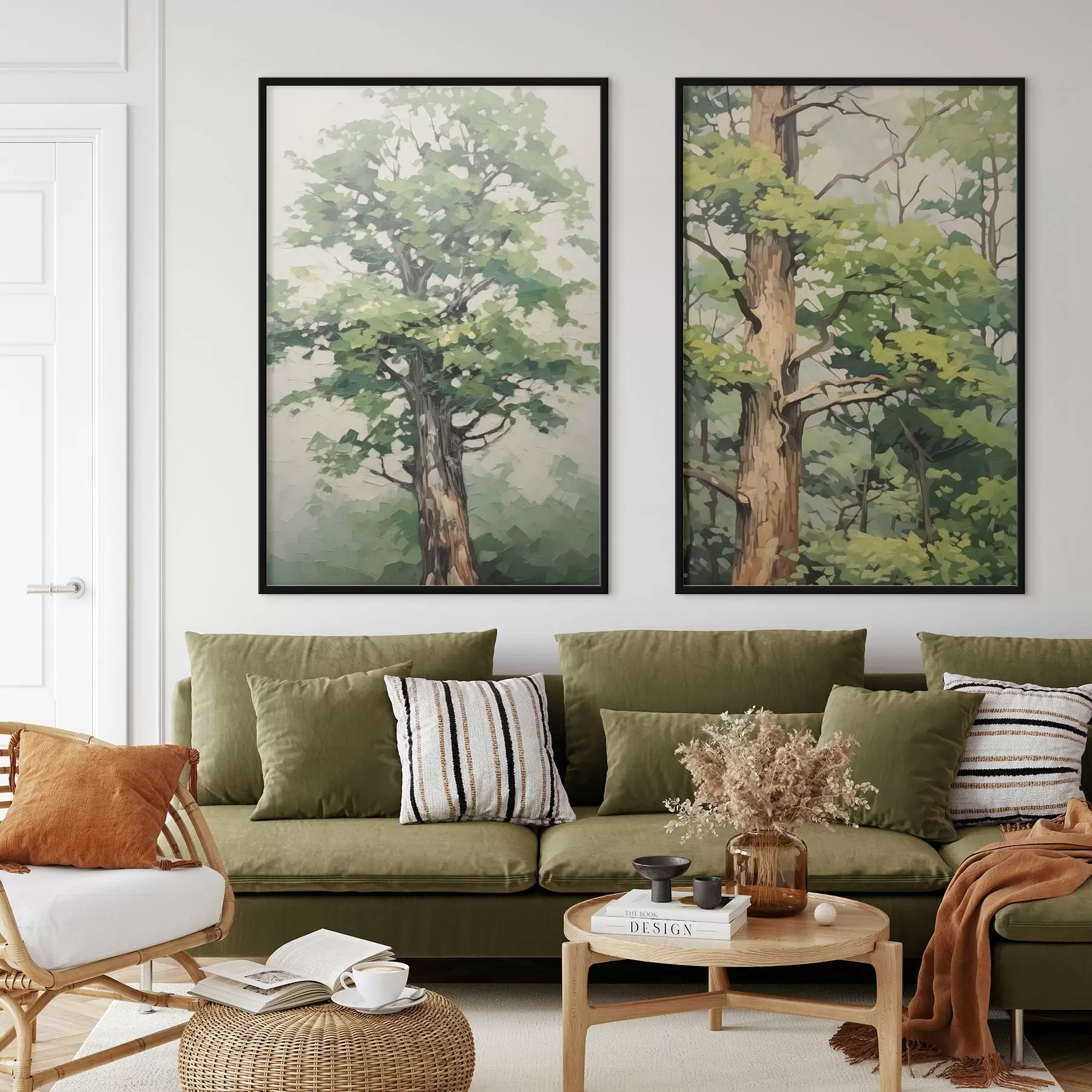 Papier peint Peinture imitation bois d00503