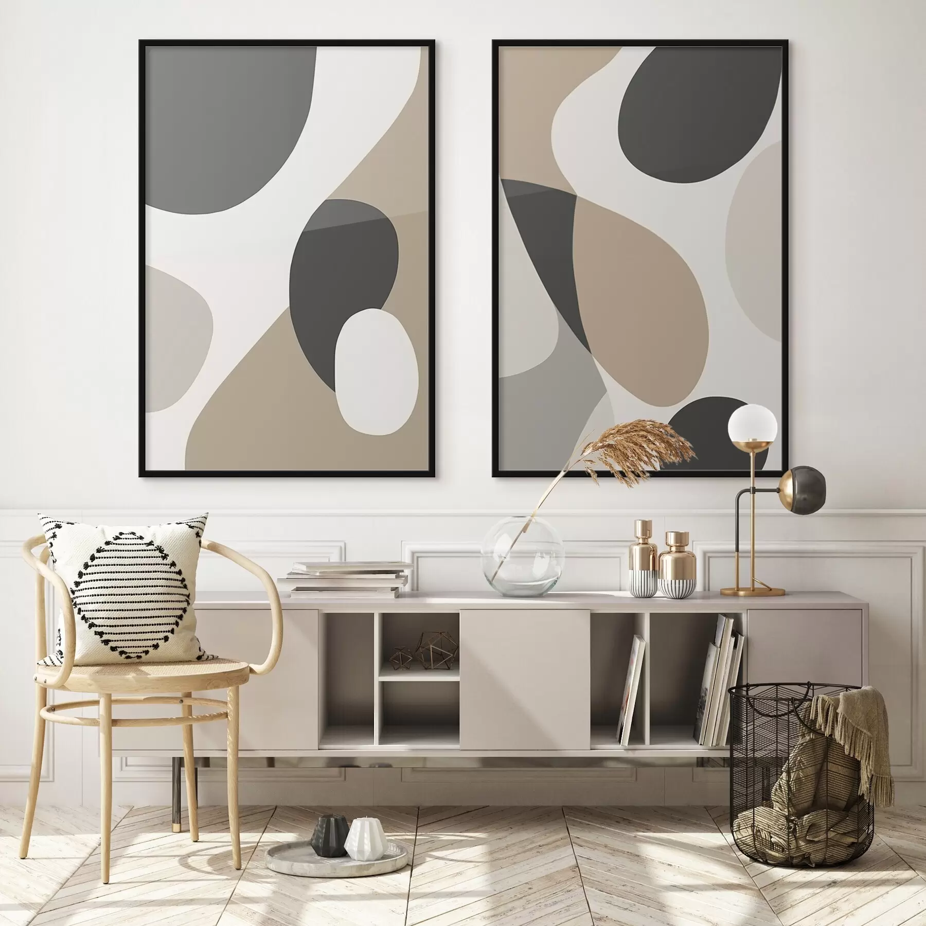 Papier peint Formes abstraites d00511