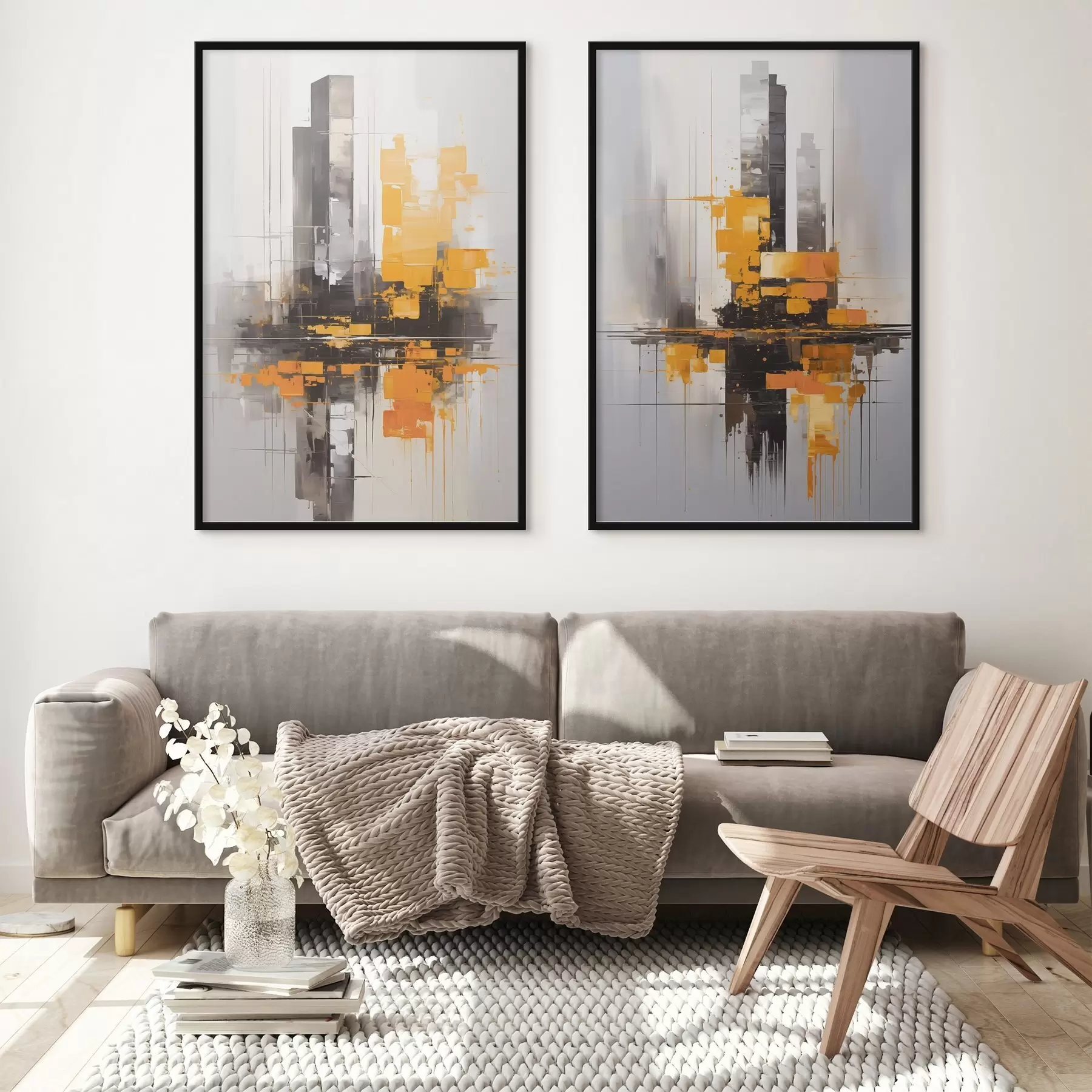 Papier peint Gratte-ciel abstraits d00515