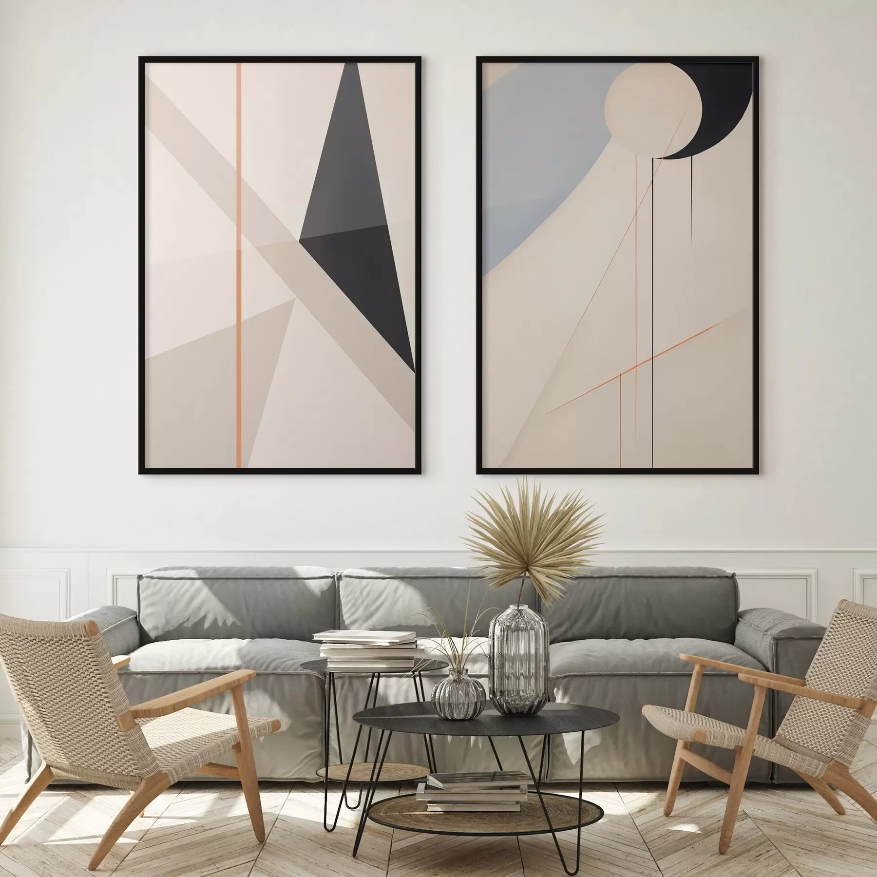 Papier peint Abstraction géométrique d00536