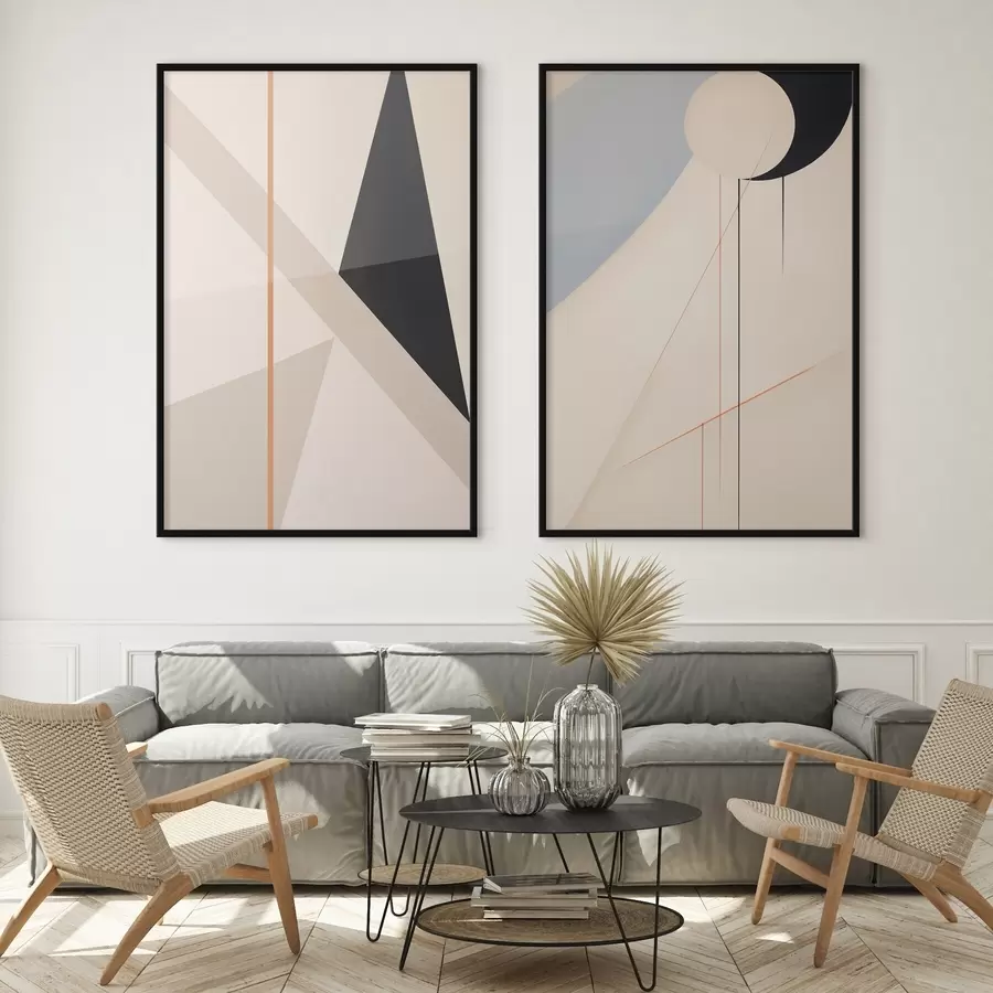 Papier peint Abstraction géométrique d00536