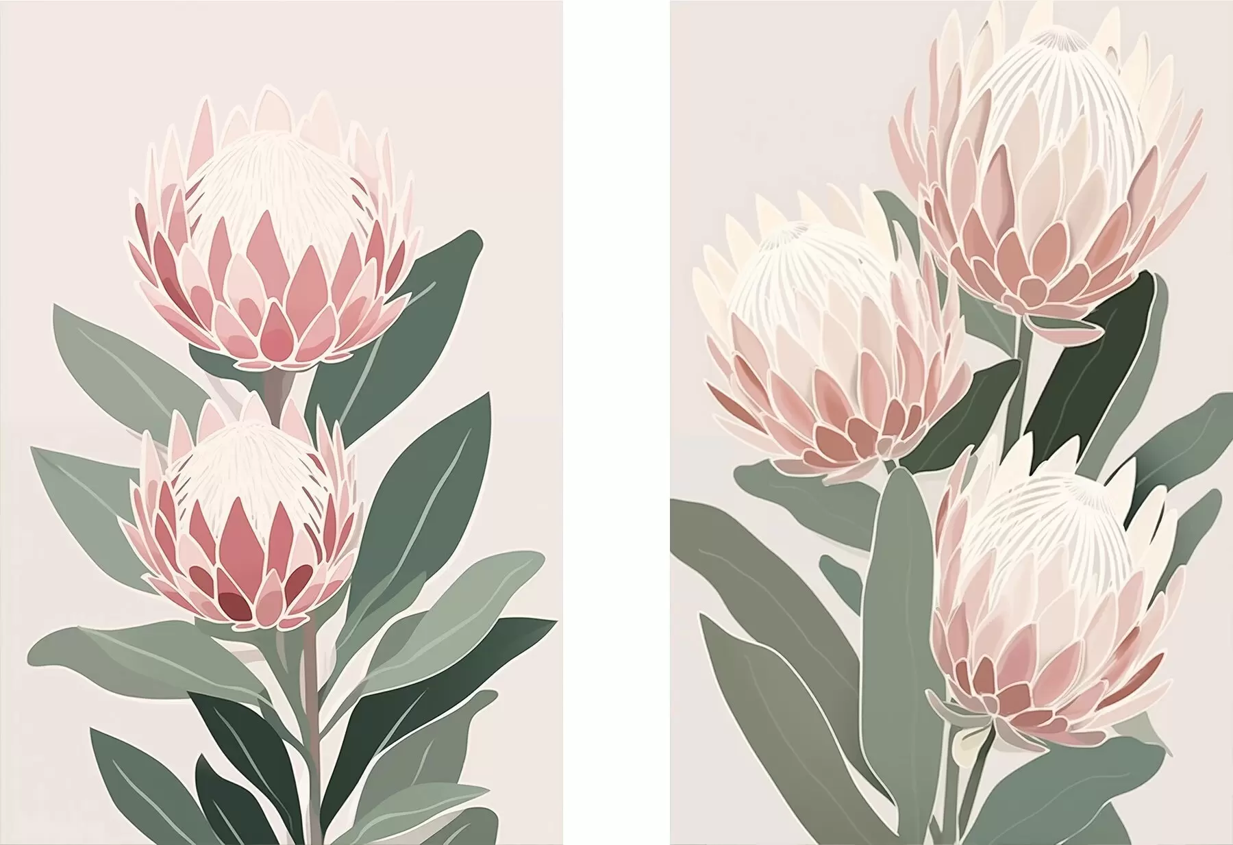 Papier peint Proteas d00846