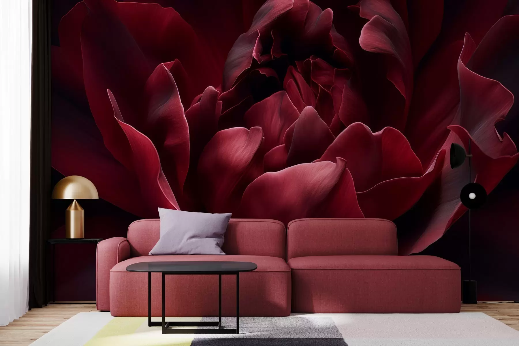 Papier peint Chuchotement de pétales w05040v1