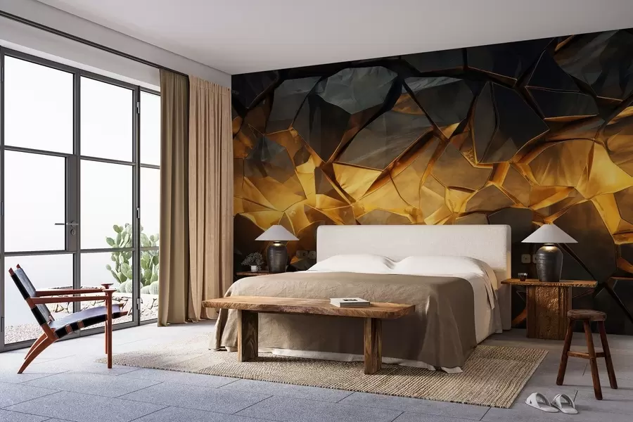 Papier peint Imitation pierre aquarelle w05045