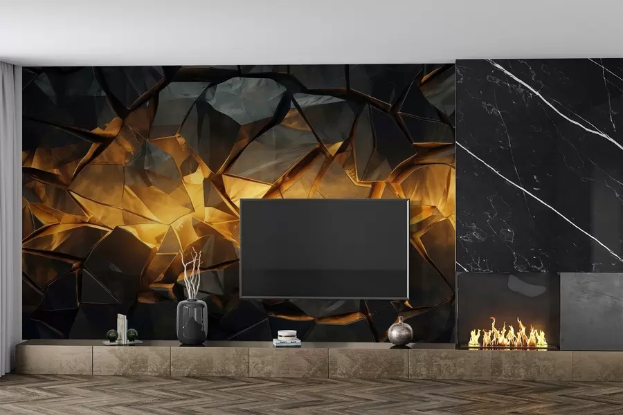 Papier peint Imitation pierre aquarelle w05045