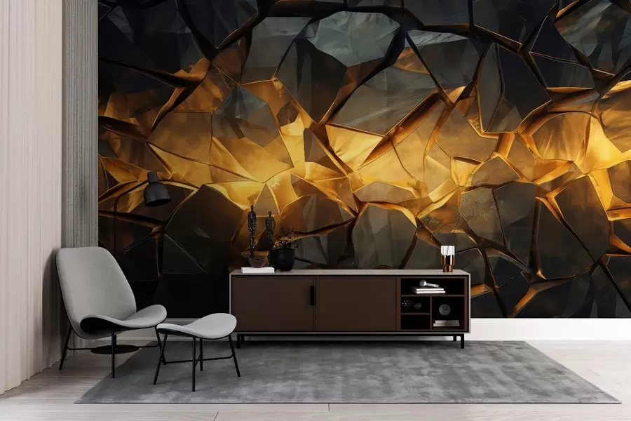 Papier peint Imitation pierre aquarelle w05045