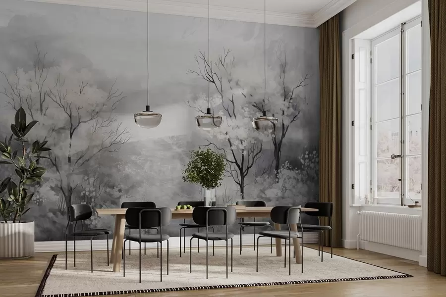 Papier peint Le souffle léger des arbres w05054