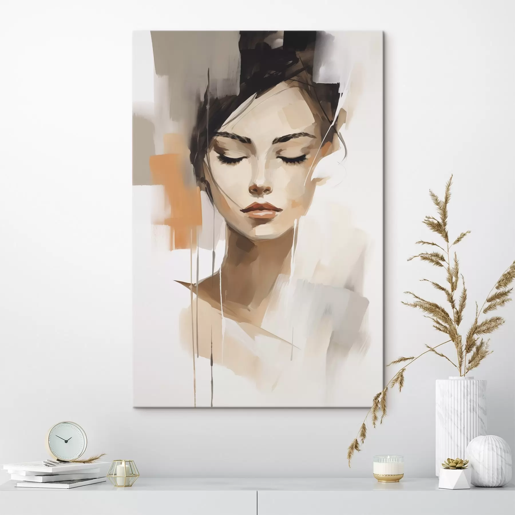 Tableau Portrait d'une jeune fille s47150