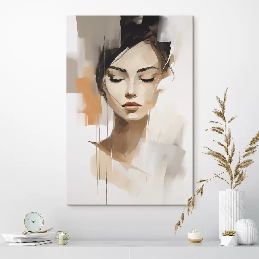 Tableau Portrait d'une jeune fille s47150