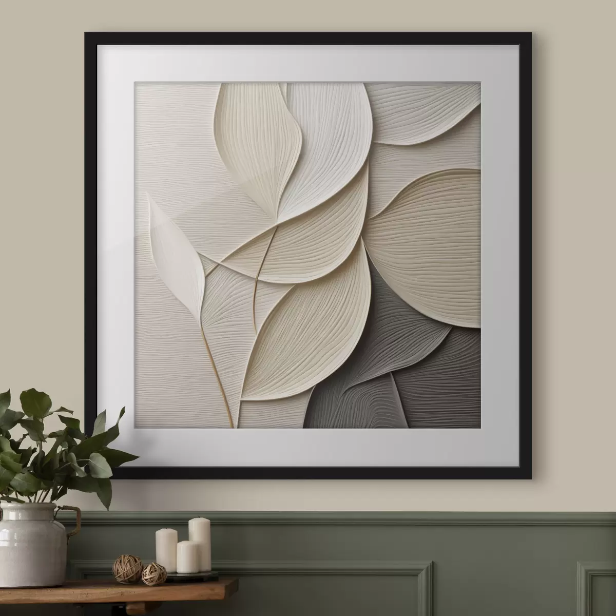 Poster Berceuse de feuilles f47144