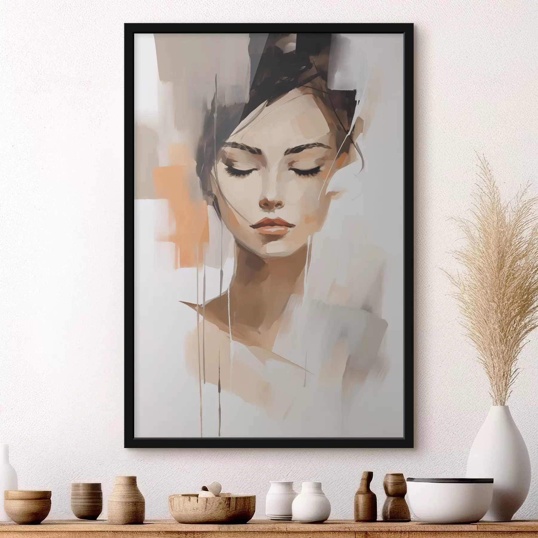 Papier peint Portrait d'une jeune fille f47150