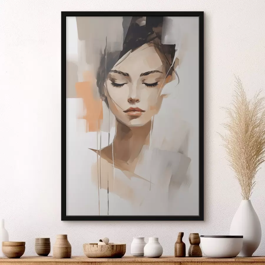 Papier peint Portrait d'une jeune fille f47150