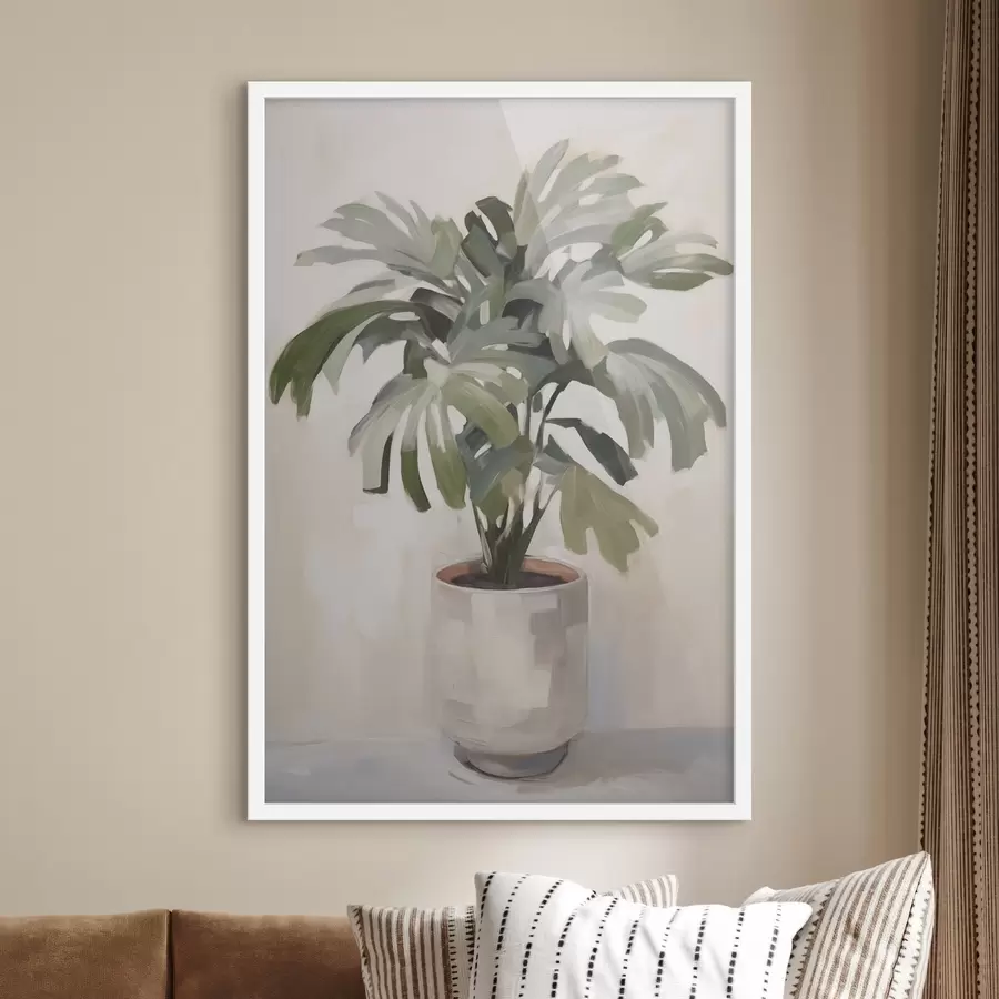 Papier peint Une plante dans un pot f47239