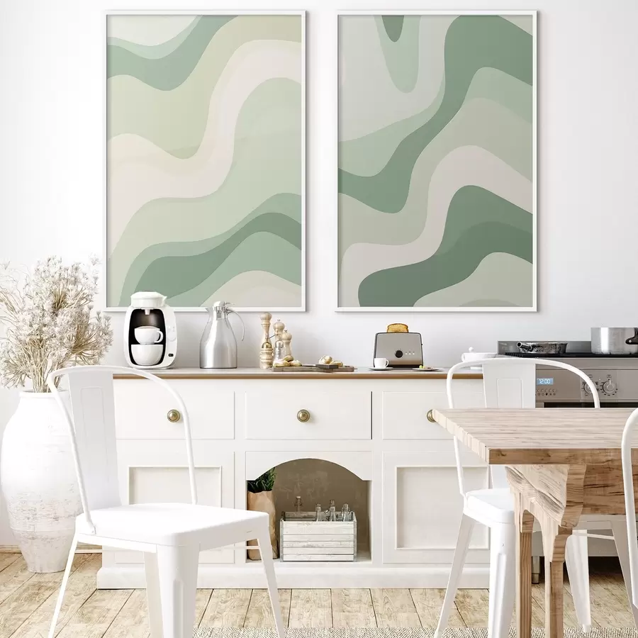 Papier peint Vagues abstraites d00842