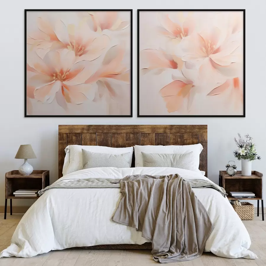 Papier peint Fleurs abstraites délicates d00789