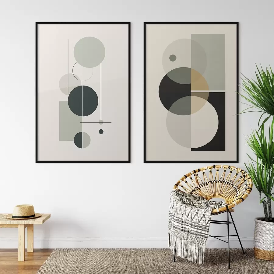 Papier peint Abstraction géométrique d00909