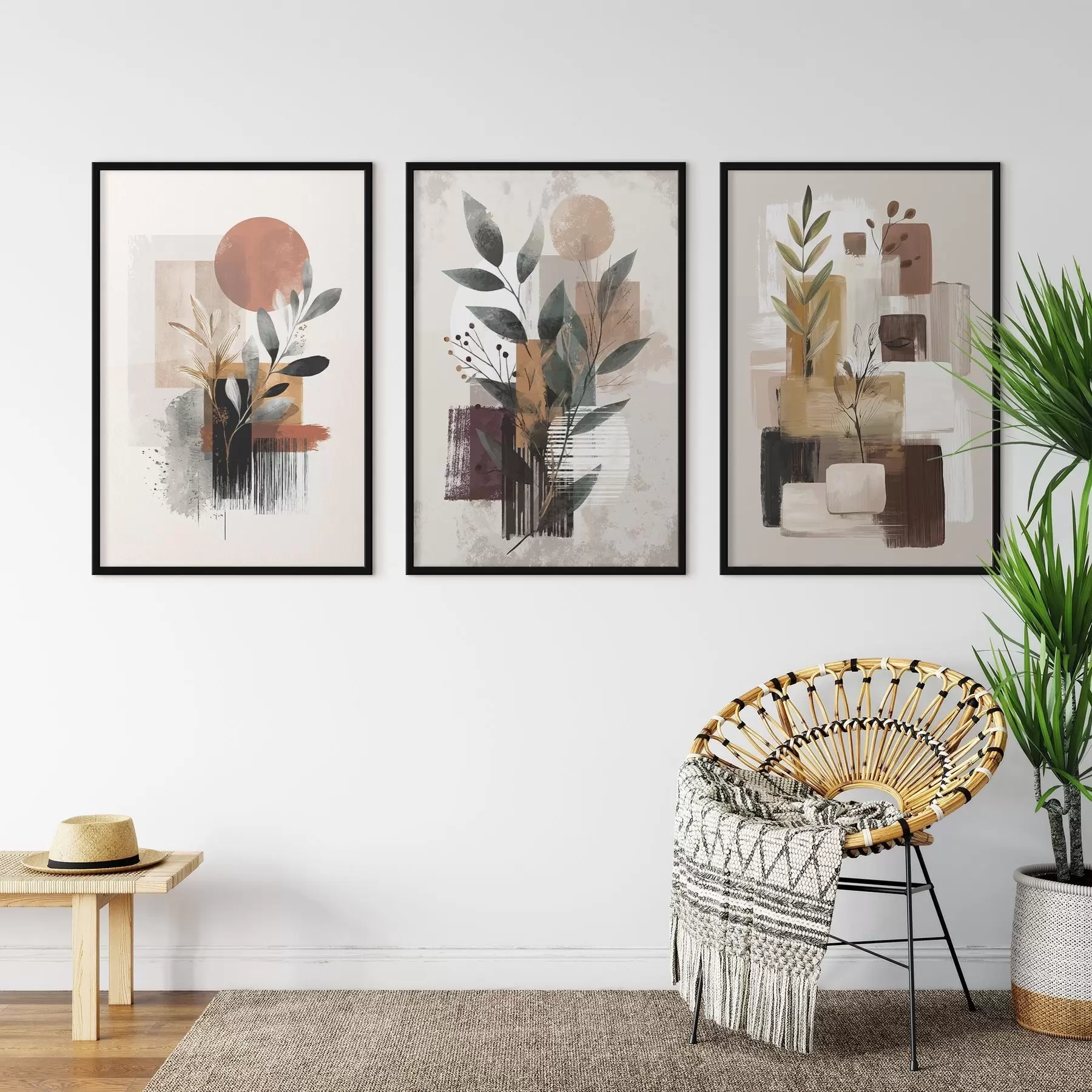 Papier peint Résumé Botanique d00926