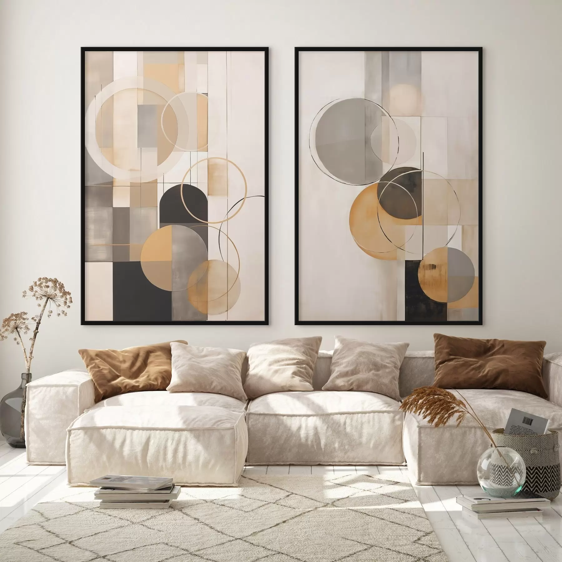 Papier peint Cercles et chaleur d00858