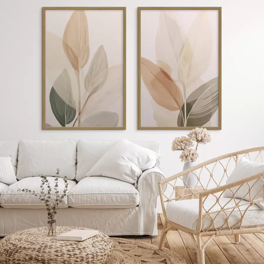 Papier peint Feuilles d00945
