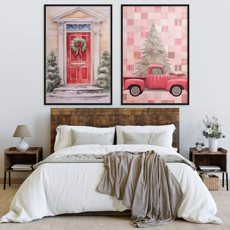 Papier peint ambiance de Noël d00978