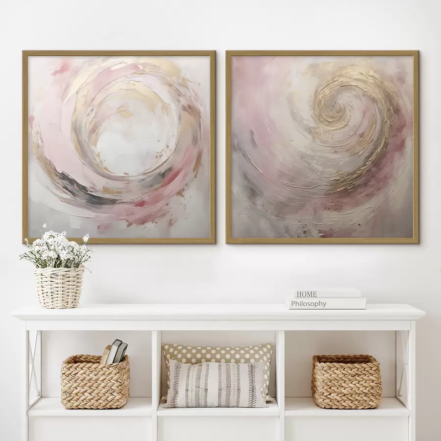Papier peint Peinture abstraite imitant un tourbillon d01028