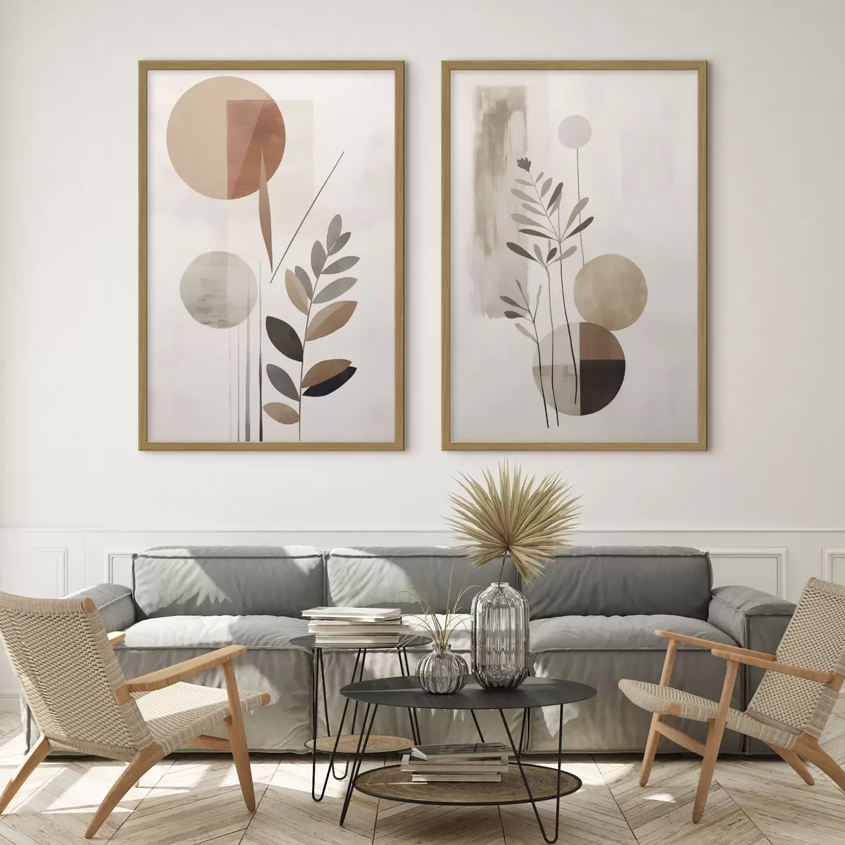 Poster Abstractions avec des plantes d01036