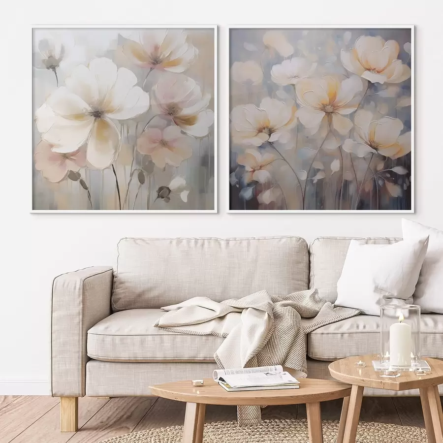 Papier peint Fleurs primitives d01048