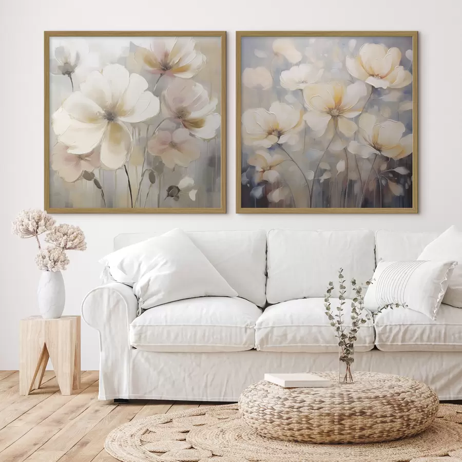 Papier peint Fleurs primitives d01048