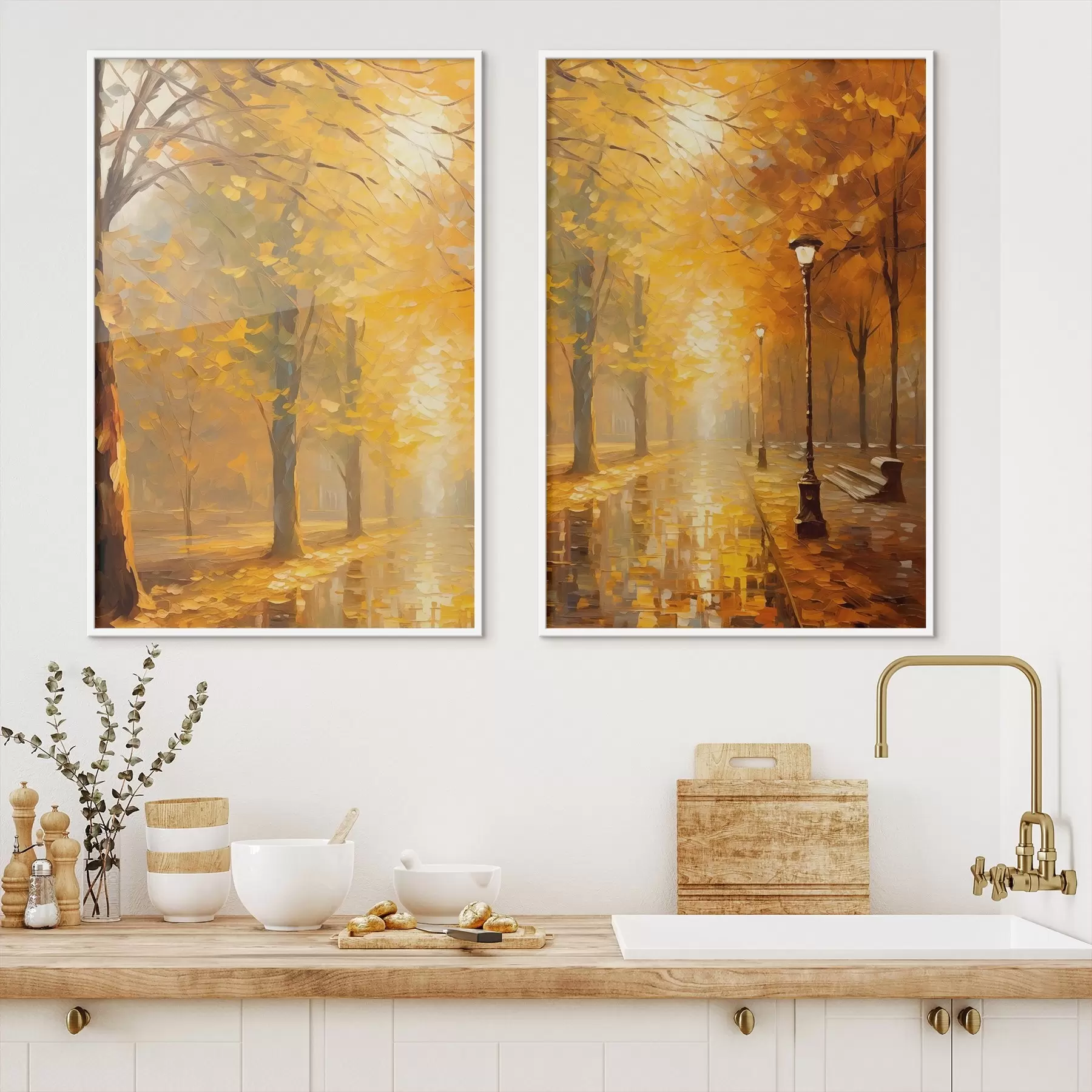 Papier peint L'automne dans le parc d01052