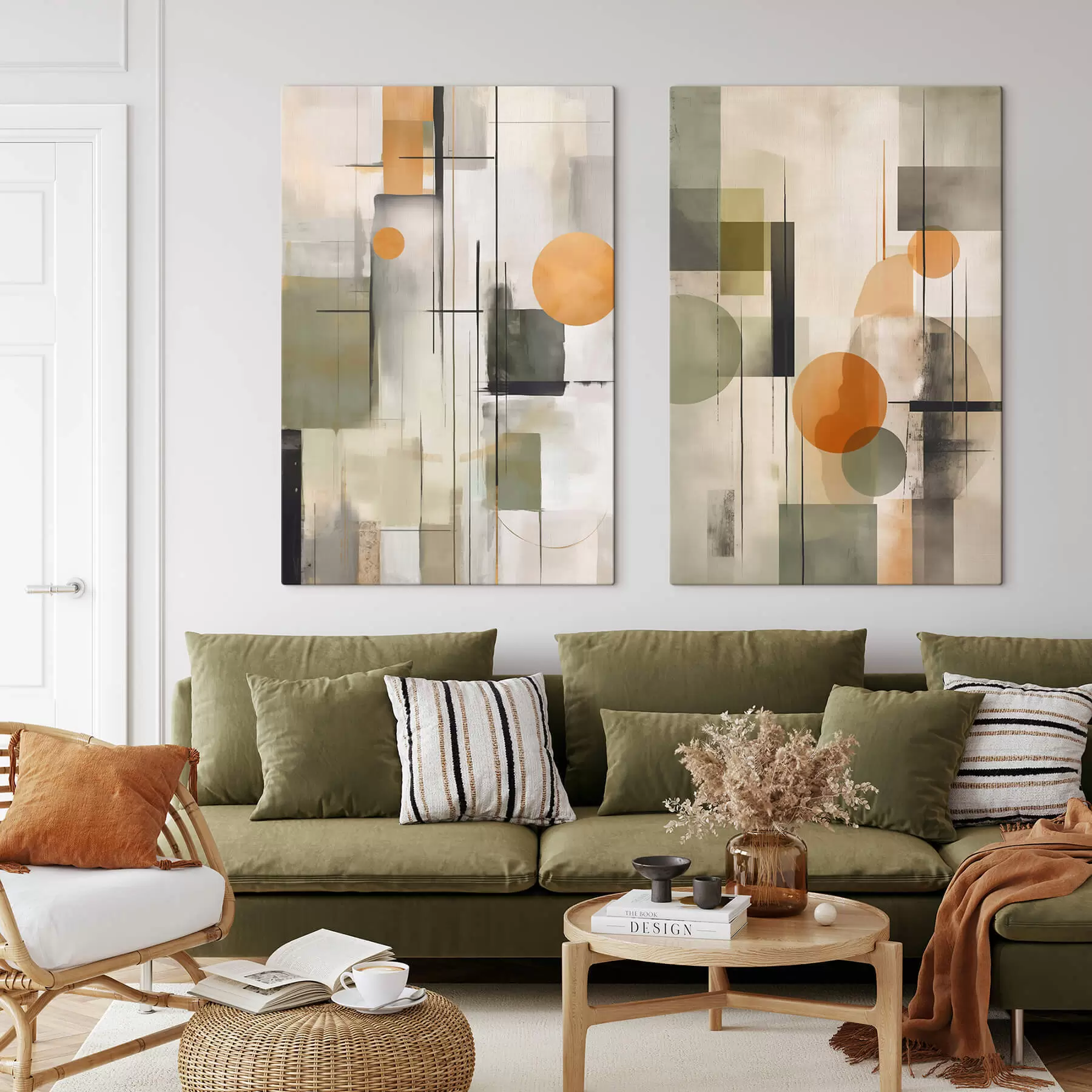 Tableau Abstraction géométrique m01165