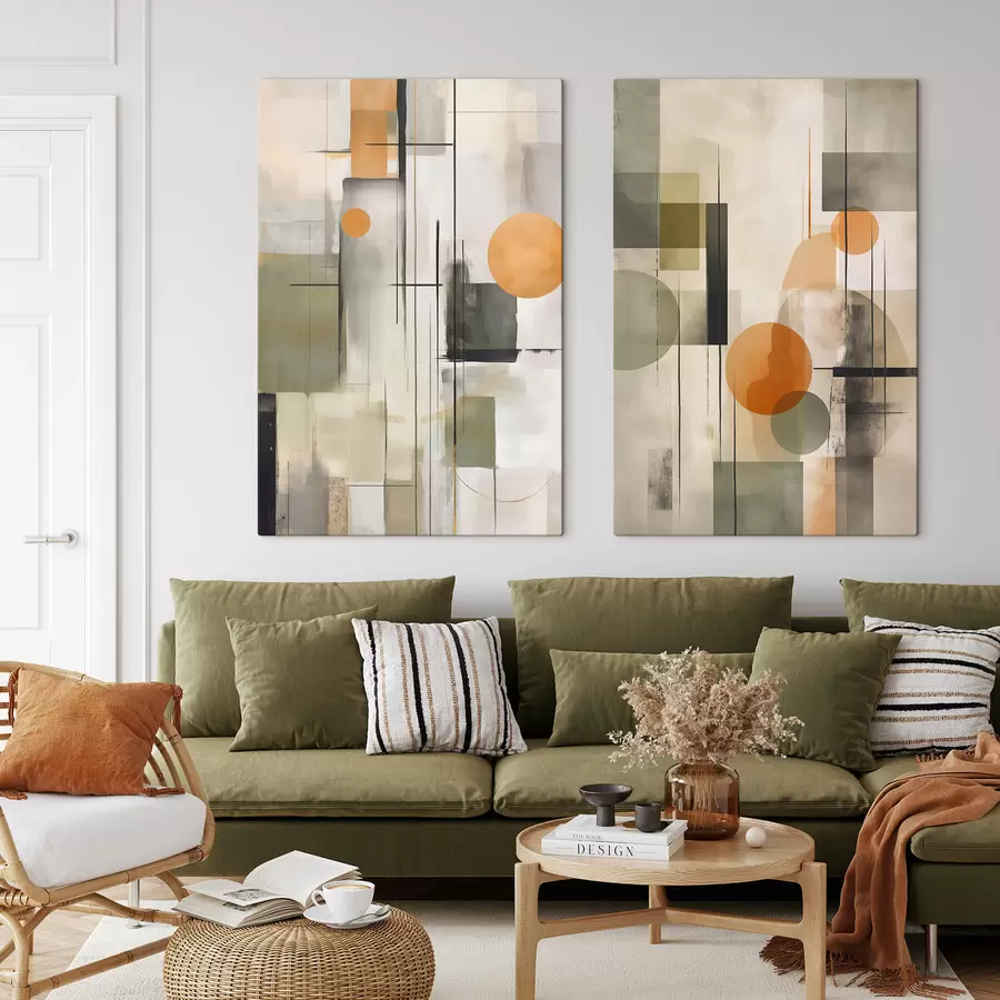 Tableau Abstraction géométrique m01165