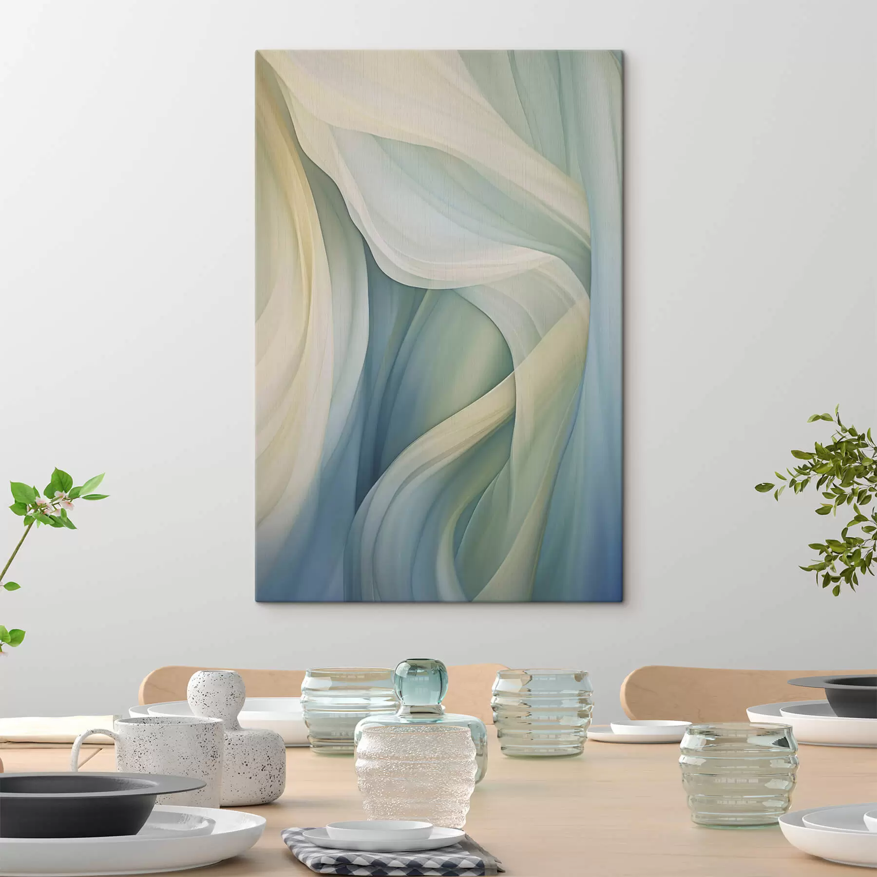 Tableau Vagues abstraites s47097