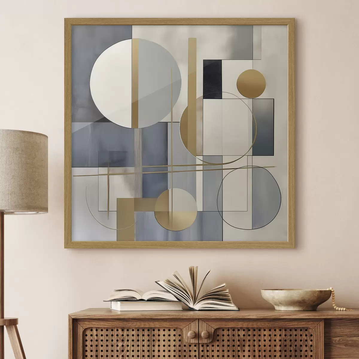 Poster Abstraction géométrique f47042