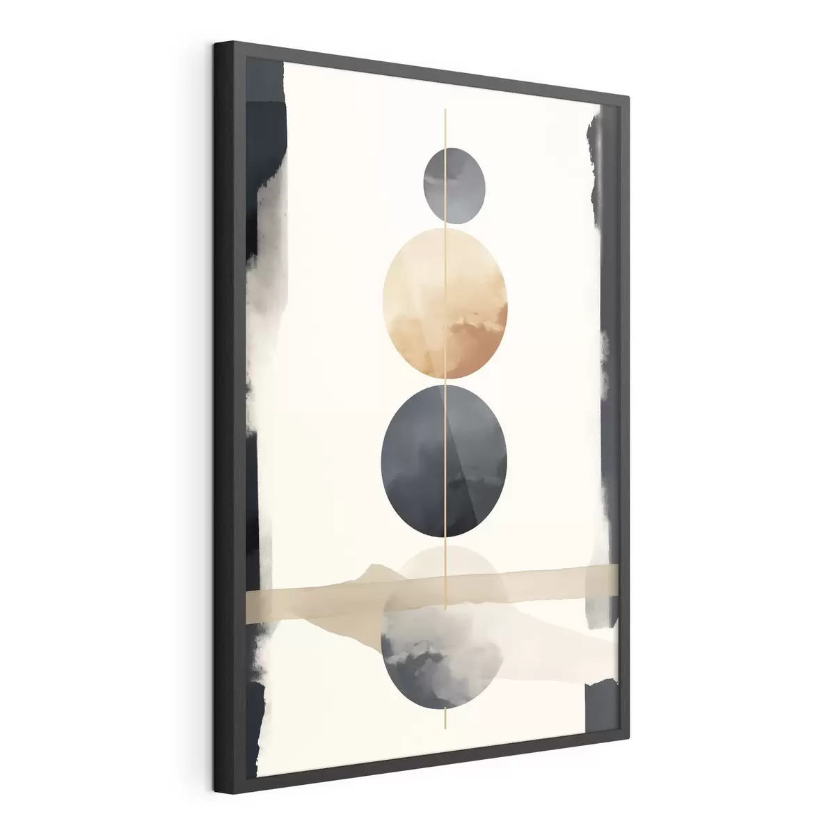 Poster Abstraction avec des sphères f47101