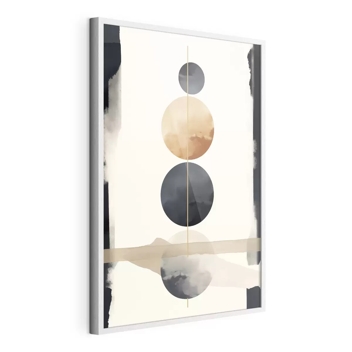 Poster Abstraction avec des sphères f47101