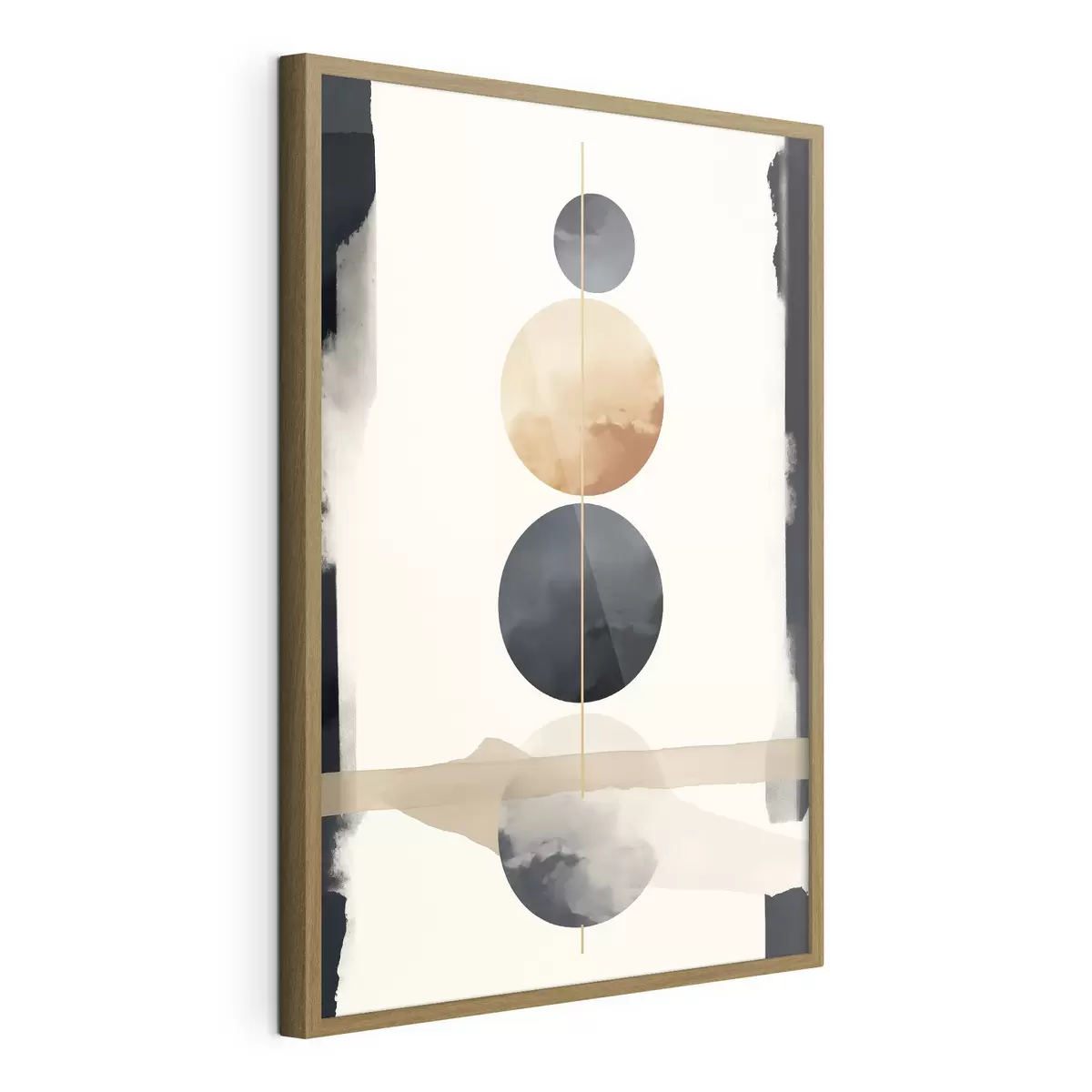 Poster Abstraction avec des sphères f47101