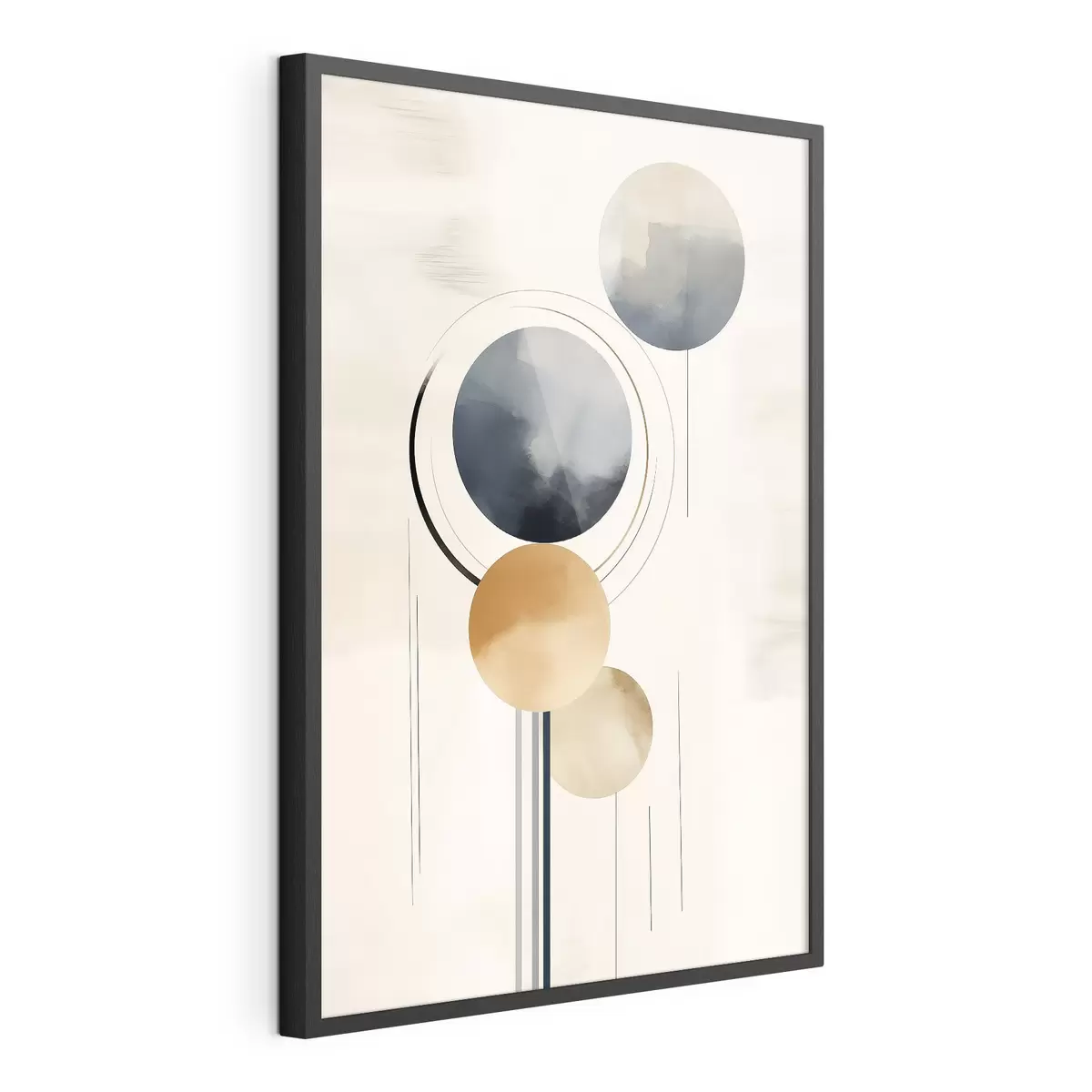 Poster Abstraction avec des sphères f47100